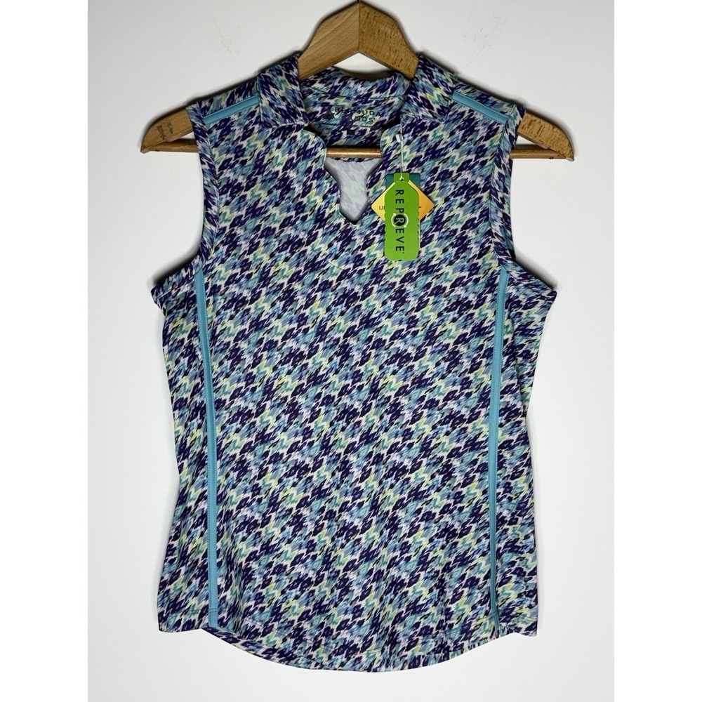 NWT‎ Bermuda Sands Women's XSmall tank Polo Top Golf Shirt pastel UPF 50+